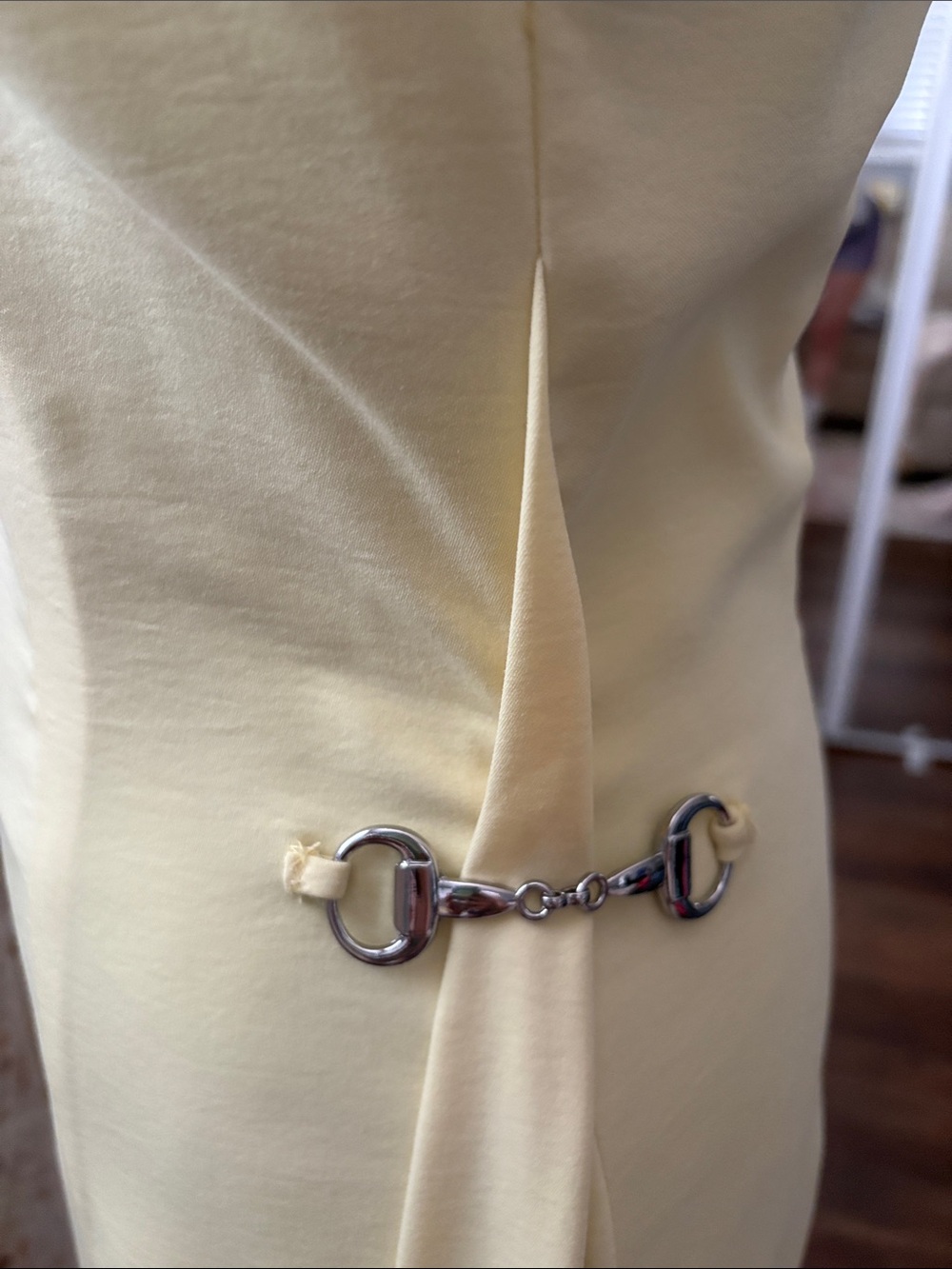 Elegant Yellow Halter Dress - Picture 11 of 11